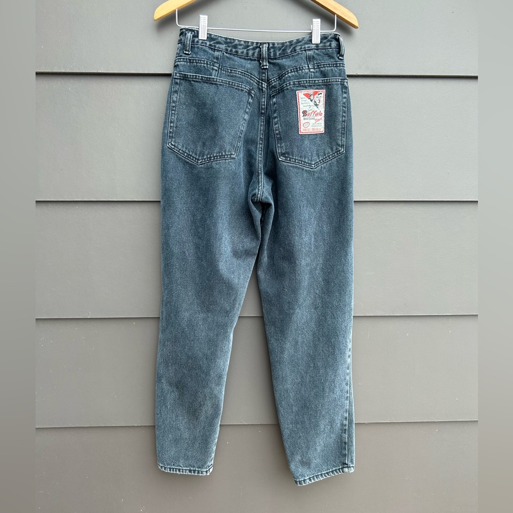 Vintage Buffalo Dark Grey High Waist Mom Jeans - 28”W x 30”L - Picture 2 of 6